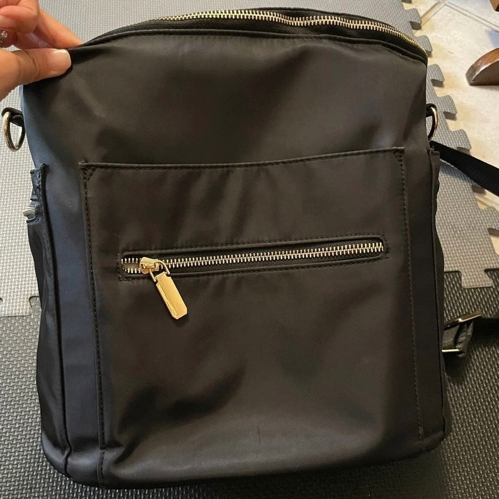 Miss Fong Washable Nylon Black Diaper bag